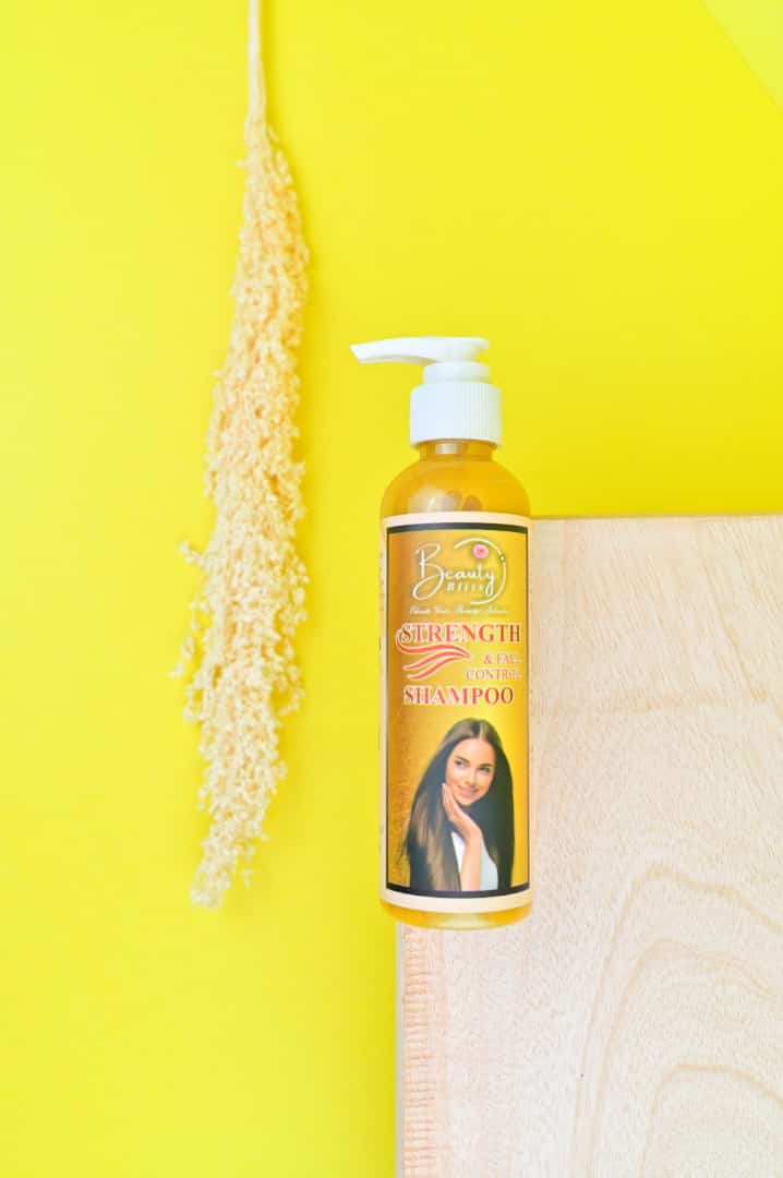 "Strength & Fall Control Shampoo: B5 + Biotin, 95% Less Hair Fall" - Beauty Bliss